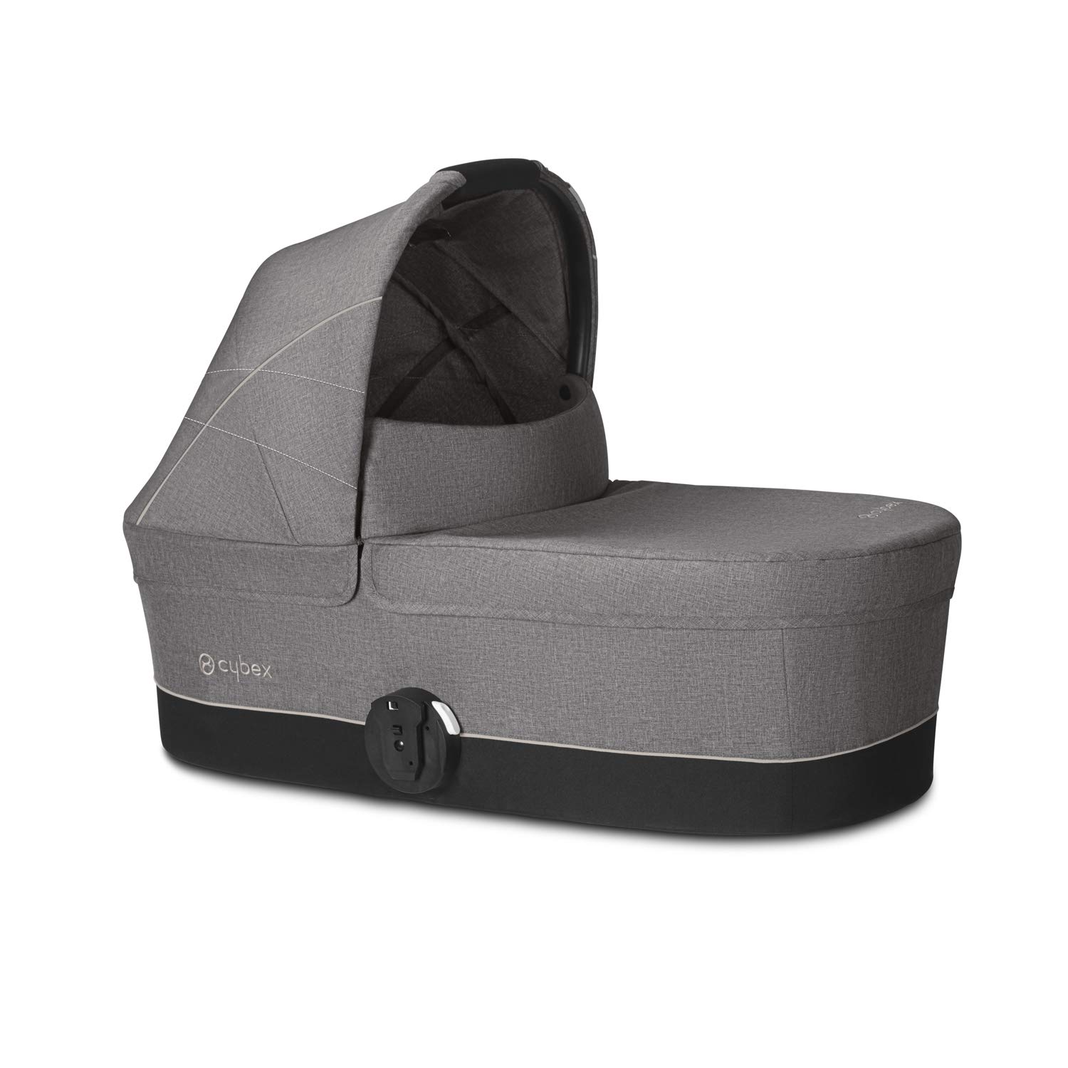 CYBEX Gold Kinderwagenaufsatz Cot S, Ab Geburt bis 6 Monate (9kg), Manhattan Grey