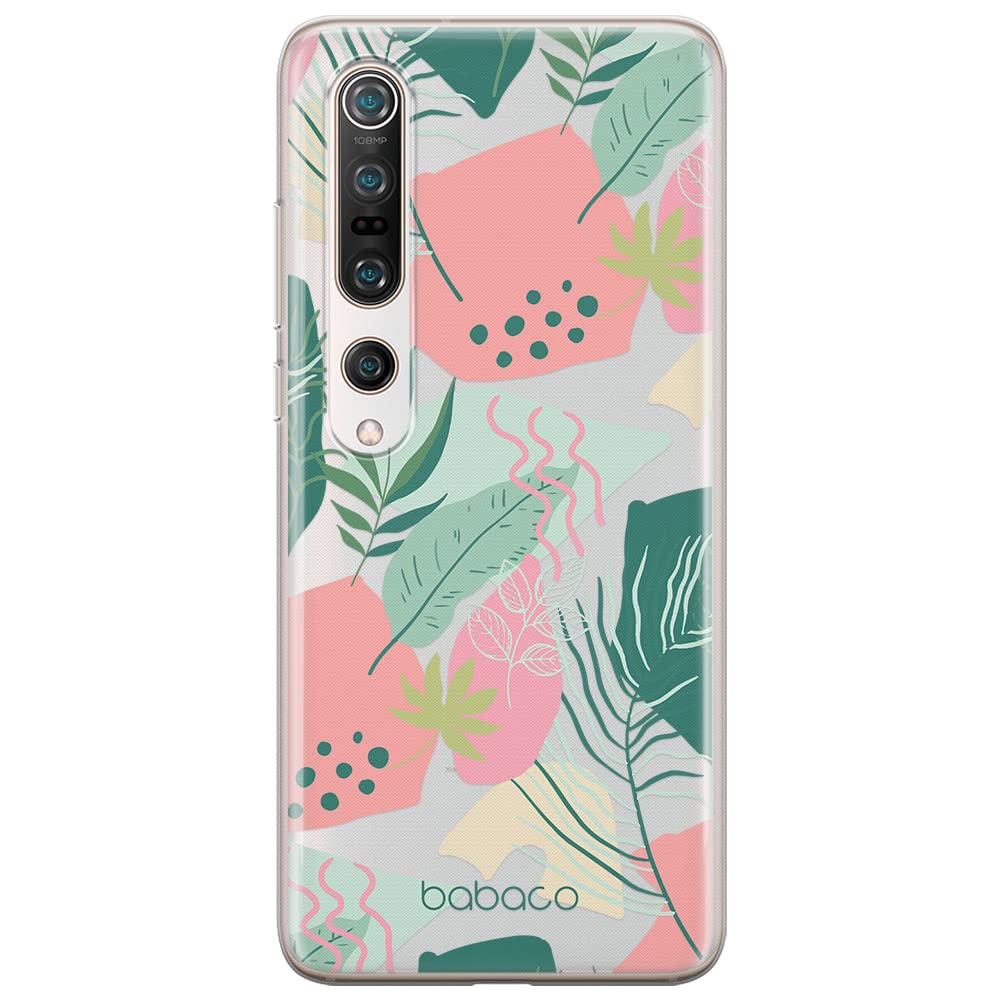 Babaco ERT GROUP mobile phone case for Xiaomi MI 10 / MI 10 PRO original and officially Licensed pattern Plants 010 optimally adapted to the shape of the mobile phone, partially transparent