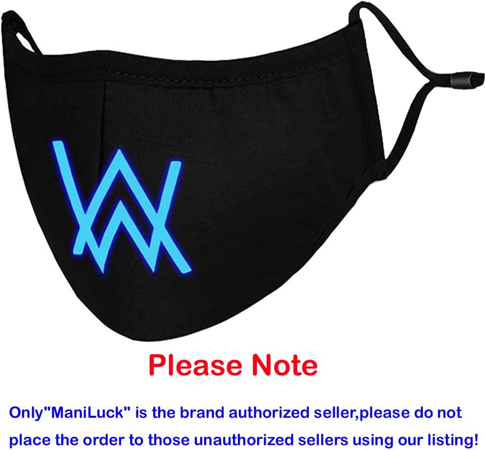 ManiLuck Mask Cosplay Accessories Black Glowing Face/Mask Gloves/Wallet