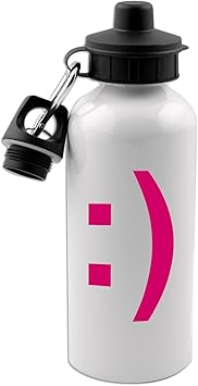 Amazon Smiley Face絵文字顔文字記号 Ozホワイトアルミニウム水ボトル Decal Serpent トロフィー メダル