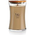WoodWick Gilded Sands Scented, Large Hourglass, Crackles as it Burns, Up to 50 hrs Burn time, Perfect for Gifting, 21oz