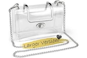COROMAY Clear Purse for Women, Clear Bag for Stadium Events, Transparent Stadium Purse