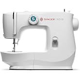 SINGER&reg; M2100 Lightweight Compact Sewing Machine with Accessory Kit | 6 stitches deliver 63 applications, easy 4-step buttonhole, LED light, for garments, mending alterations, crafts, home d&eacute;cor