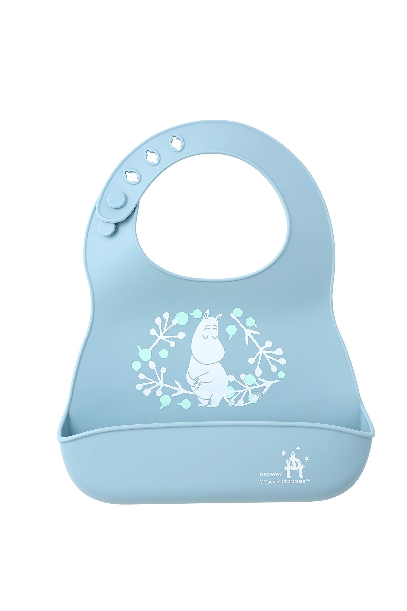 DADWAY MOOMIN BABY ムーミンベビー シリコーンビブ ムーミン/ライトブルー BBMB0051021商品画像