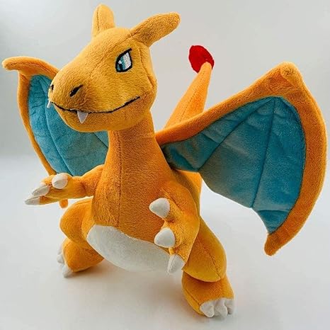 Amazon Co Jp 27cmリザードンぬいぐるみリザードエボリューションエディション漫画ぬいぐるみポケモンアニメフィギュア人形 ホーム キッチン