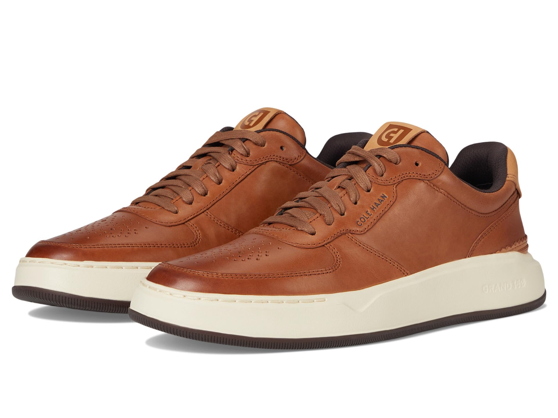 Cole Haan Men’s Grandpro Crossover Sneaker, Acorn/Natural/Ivory, 10 Wide