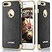 LOHASIC for iPhone 7 Plus Case, Premium Leather Soft Bumper Cover Non Slip Protective Shockproof Anti-Scratch Cases Compatible with iPhone 7 Plus - [Black, 5.5
