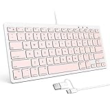 OMOTON Wired Keyboard for Mac with Dual