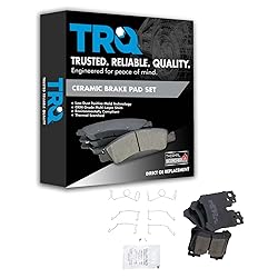 TRQ Rear Brake Pads Ceramic Compatible with