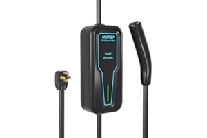 MUSTOP Portable Level 2 EV Charger for Tesla, 40A NACS Car Charger with 240V, 25FT Extension Cable, EV Charging Station for Tesla Cars【 Only for Tesla EVs 】