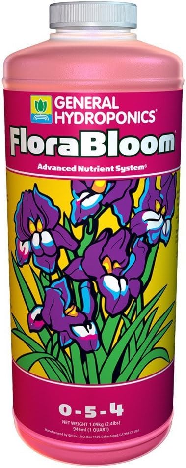General Hydroponics Flora Grow, Bloom, Micro Combo Fertilizer set, 1 Quart (Pack of 3) : Garden & Outdoor