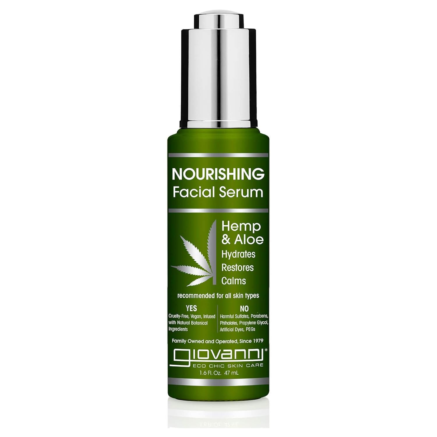 enriched hemp facial serum