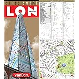 StreetSmart London Map by VanDam - City Street Map of London, England - Laminated folding pocket size city travel and Tube map with all museums, attractions, hotels and sights; 2018 Edition