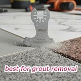 XXGO 4 Pcs Oscillating Multi Tool Diamond Blades Grit Grout Removal XG4004DU view 4