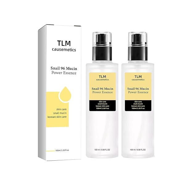 SNAIL MUCIN 96% POWER REPAIRING ESSENCE 100ML, HYDRATING SERUM FOR FACE WITH SNAIL SECRETION FILTRATE FOR DULL SKIN & FINE LINES (2PCS)