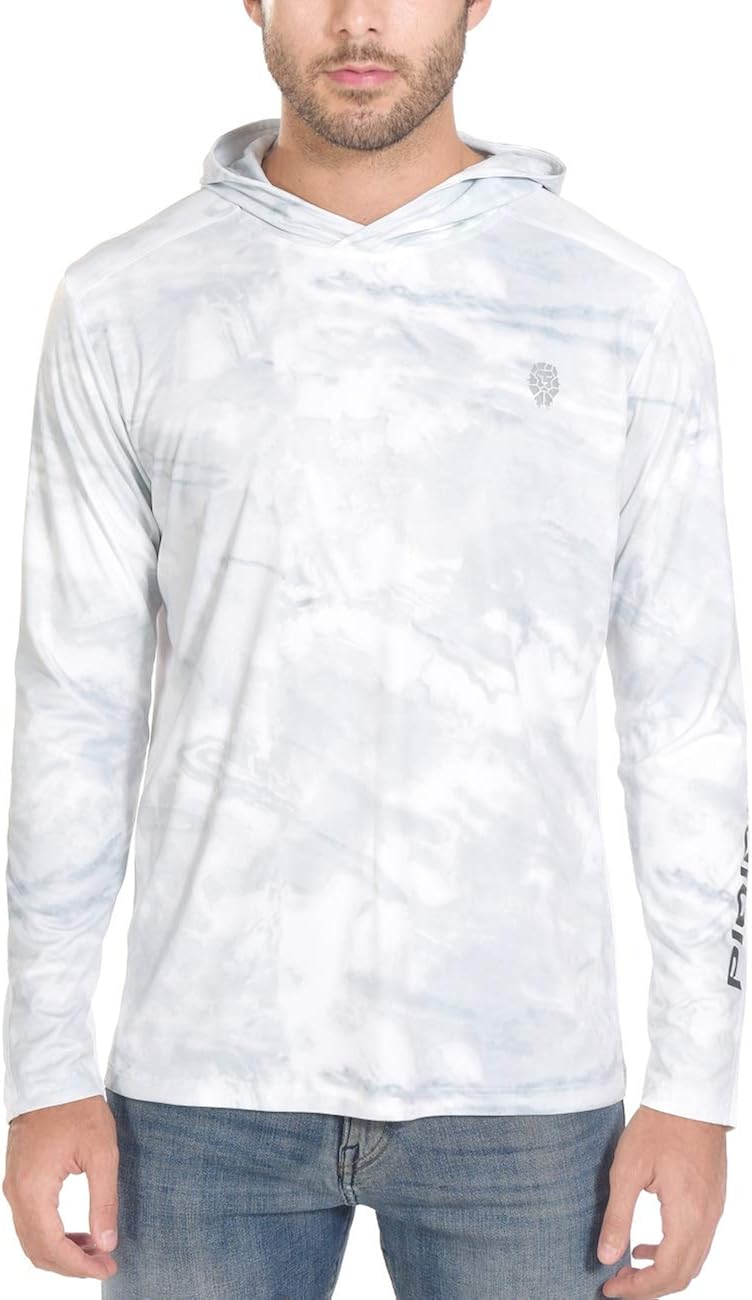 Fishing Shirts for Men Long Sleeve - Sun Protection SPF 50+ UV Tshirt Hoodies: Clothing