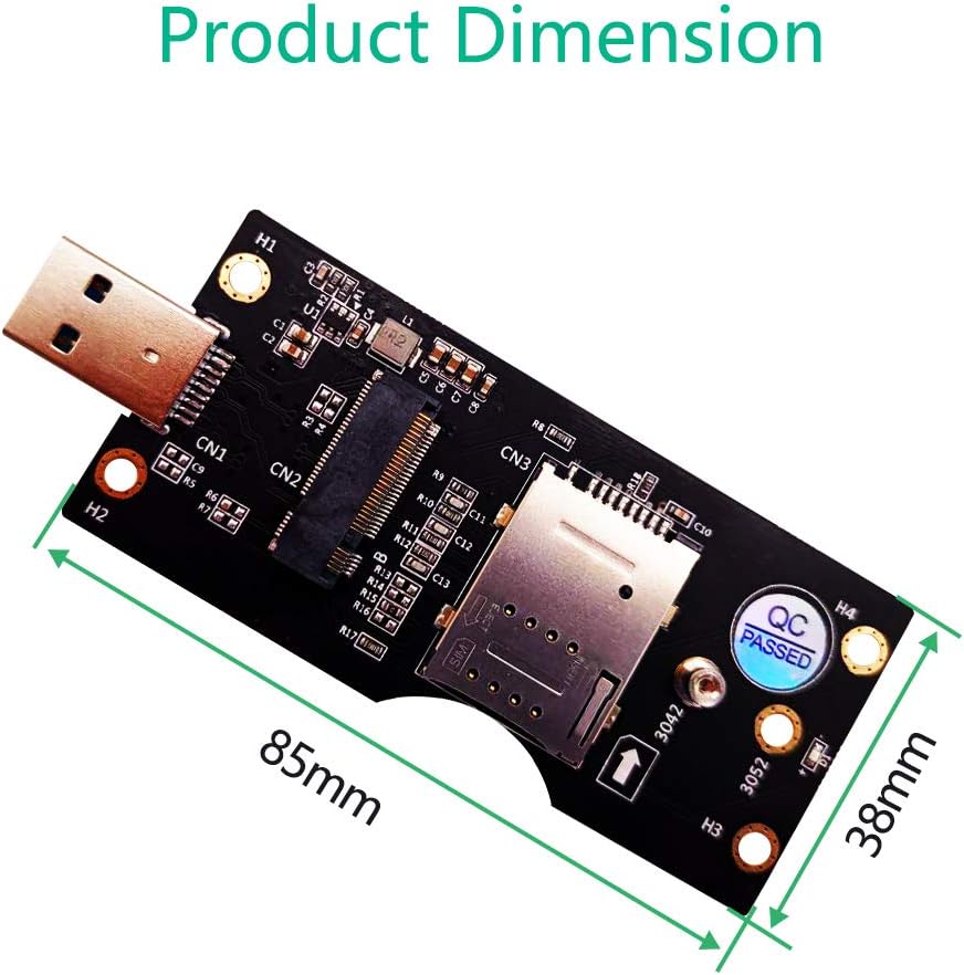 LeHang NGFF(M.2) to USB 3.0 Adapter with SIM 8pin card Slot for 3G/4G/5G Module - Image 5