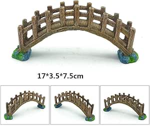HVQY Decoración De Acuarios Micro Ornamentos De Paisaje Puente De Arco