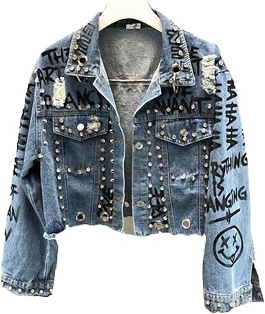 diamond denim jacket