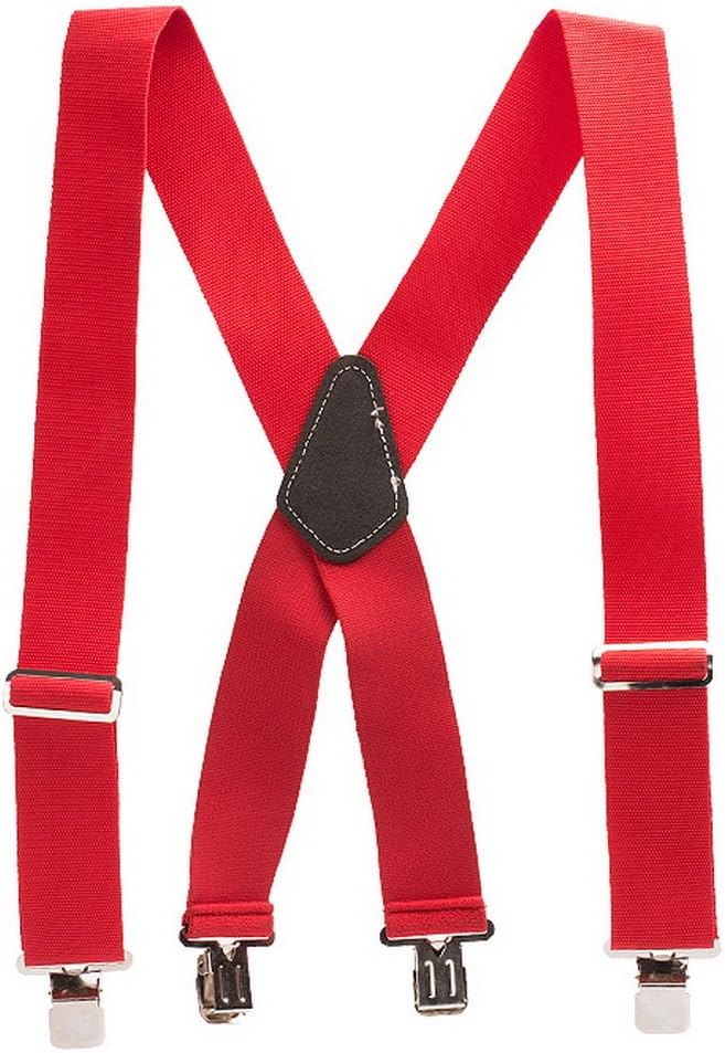 Braces Navy Blue Heavy Duty Trouser Braces Plain Mens Suspenders