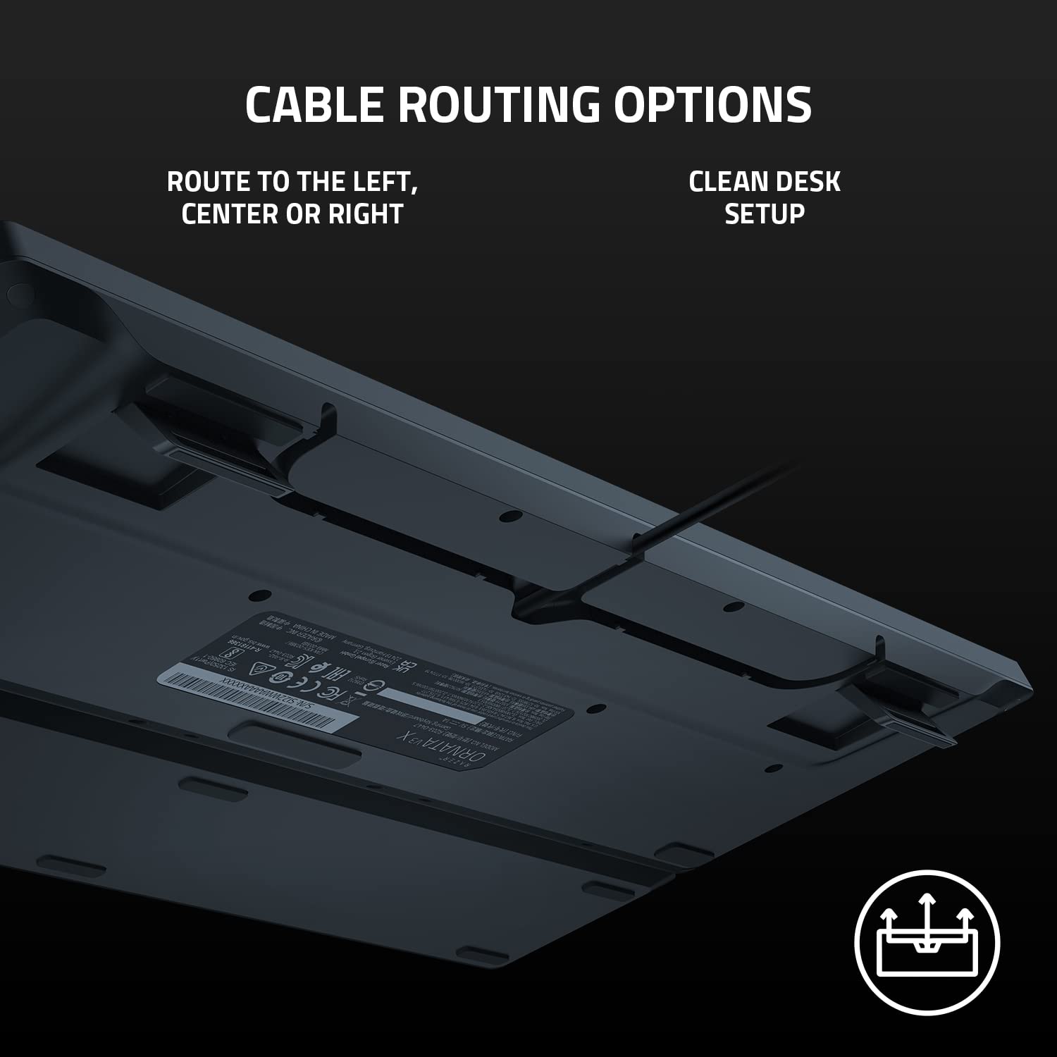 Razer Ornata V3 X Gaming Keyboard: Low-Profile Keys - Silent Membrane Switches - Spill Resistant - Chroma RGB Lighting - Ergonomic Wrist Rest - Classic Black (Renewed)