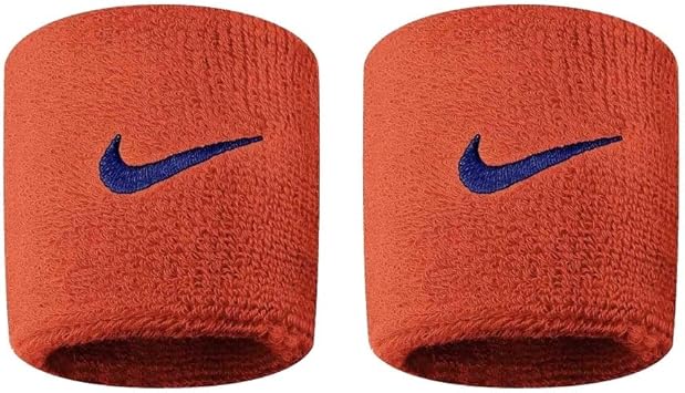 Amazon Nike スウッシュ リストバンド 2個入り 804 チームオレンジ ワンサイズ Nike ナイキ リストバンド
