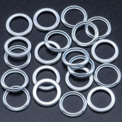Rexka 20pcs Transmission Drain Plug Gasket Compatible with Toyota Lexus Truck 3517830010