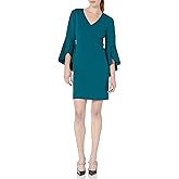Trina Turk Womens Ruffle Flounce Sleeve DressCocktail Dress