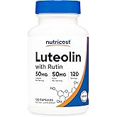 Nutricost Luteolin with Rutin Complex 100mg (50mg Luteolin, 50mg Rutin) 120 Capsules - Vegetarian, Non-GMO, Gluten Free