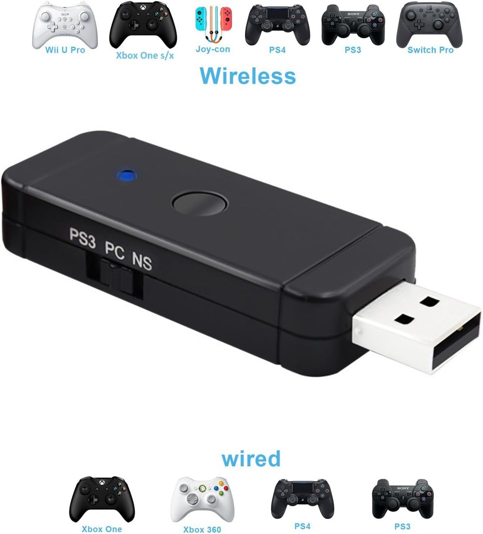 StarPlayer Magic NS Controller Adapter for Nintendo Switch, PC and PS3