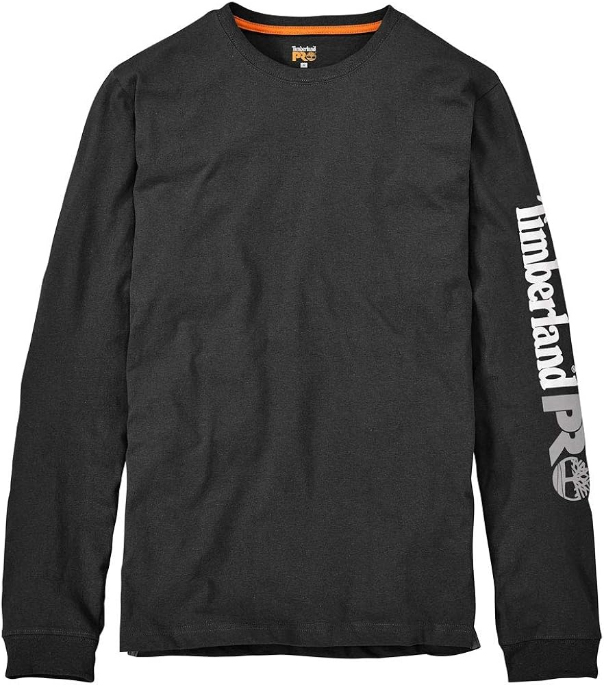 Timberland PRO Men's Base Plate Blended Long-Sleeve T-Shirt with Logo: Clothing