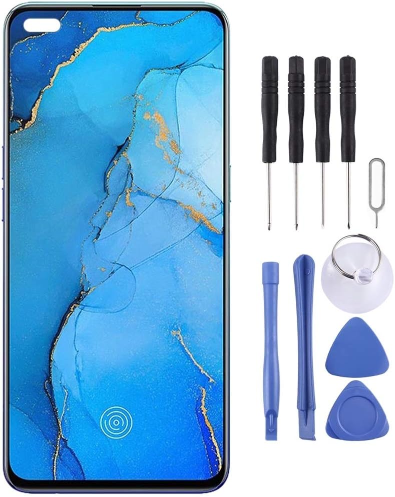 CHERUISI LCD Screen Replacement for Oppo LCD Screen and Digitizer Full Assembly for Oppo Reno 3 Pro