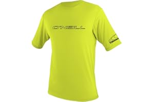 O'Neill Youth Basic Skins Short Sleeve Sun Shirt UPF 50+ Sun Protection, Rash Prevention for Surfing and All Water Activities