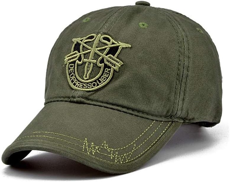 HENGXIANG United States Army Special Forces Baseball Cap Hat Camouflage Adjustable Visor Sun Hat Cap, Adjustable Size, Good Material