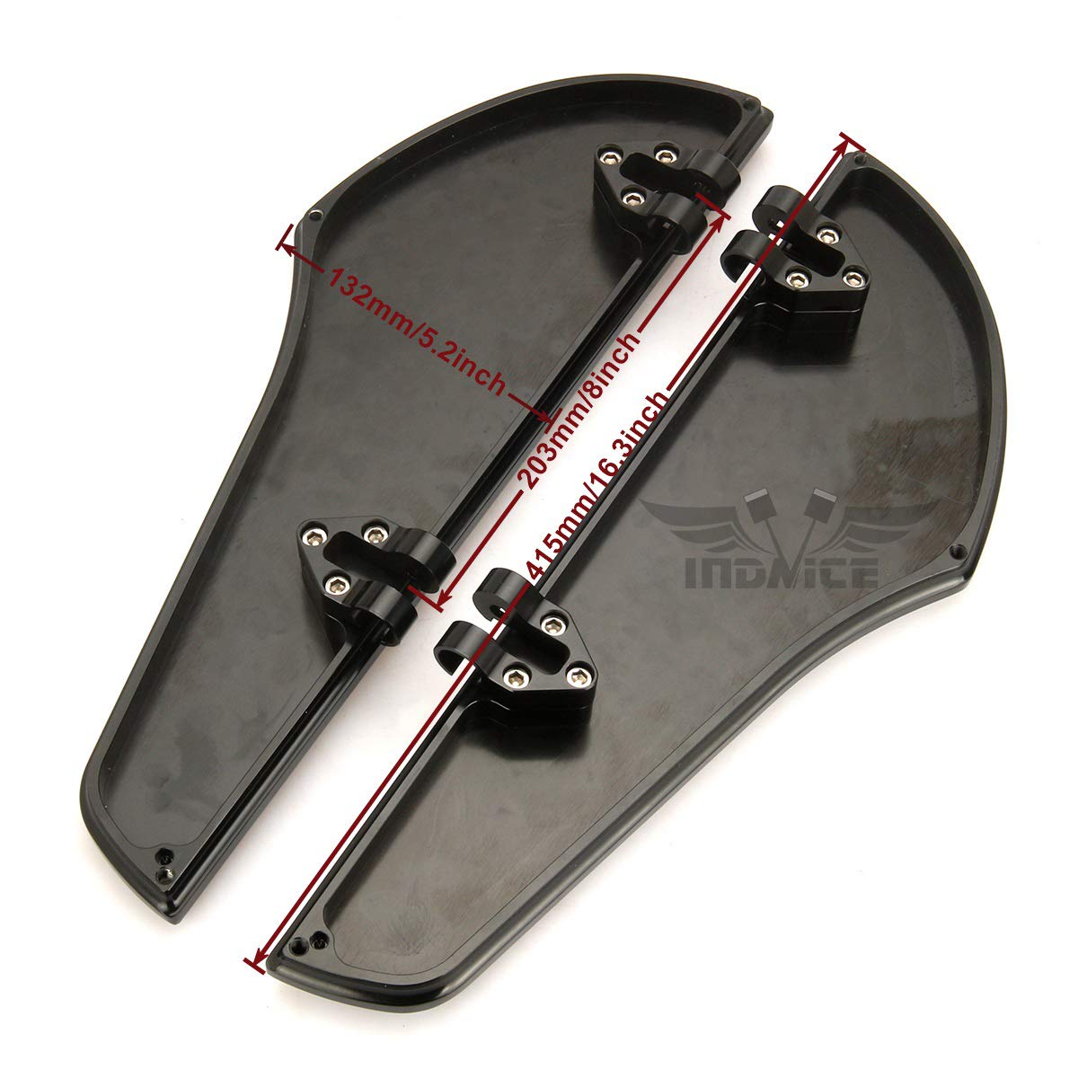 Defiance Rider passenger Footboards for harley electra glide roadking