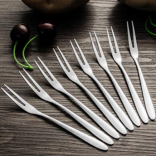 image for 30-piece Appetizer Dessert Forks - Deedro Stainless Steel Mini Salad F