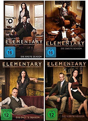 Elementary Season 1 - 4 im Set - Deutsche Originalware [24 DVDs]