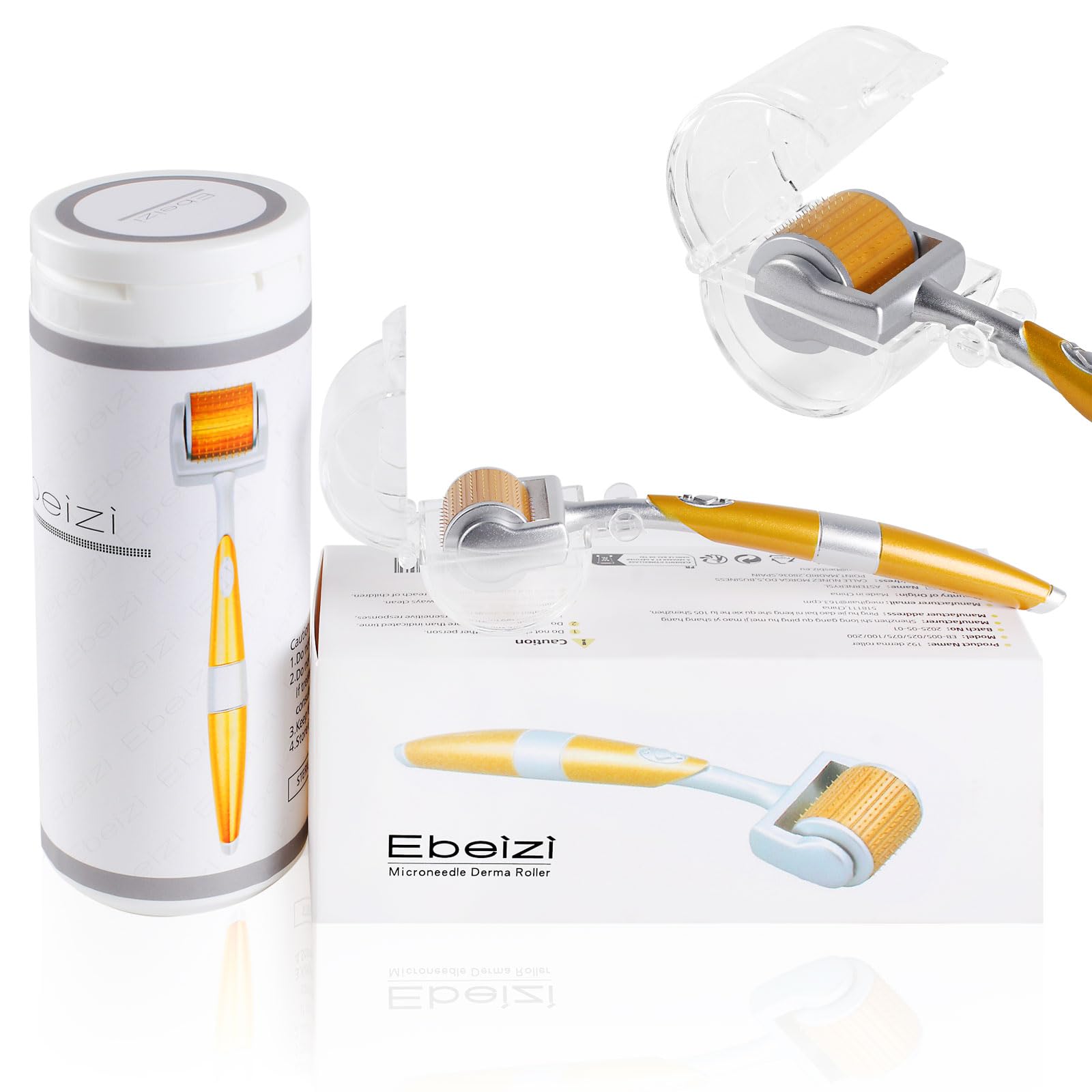 Derma Roller 0.75 mm – Titanium Micro Needles – Advanced Skincare Tool for Face, Beard & Scalp (0.75mm)