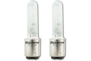 Bulbrite 861185 Double-Contact Bayonet Base (BA15D) Light Bulb, 1-Pack, Frost