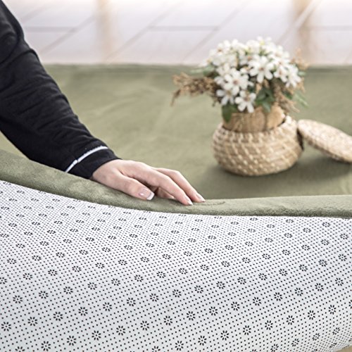 Stylish Coral Velvet Mat, V-mix Handmade weaving Plush Foam Play Crawling mat for Baby, Toddler, and Children Play Mat, Yoga Mat, Exercise Mat-Cushy- Soft & Thick Hypoallergenic, Non-toxic, Reversible