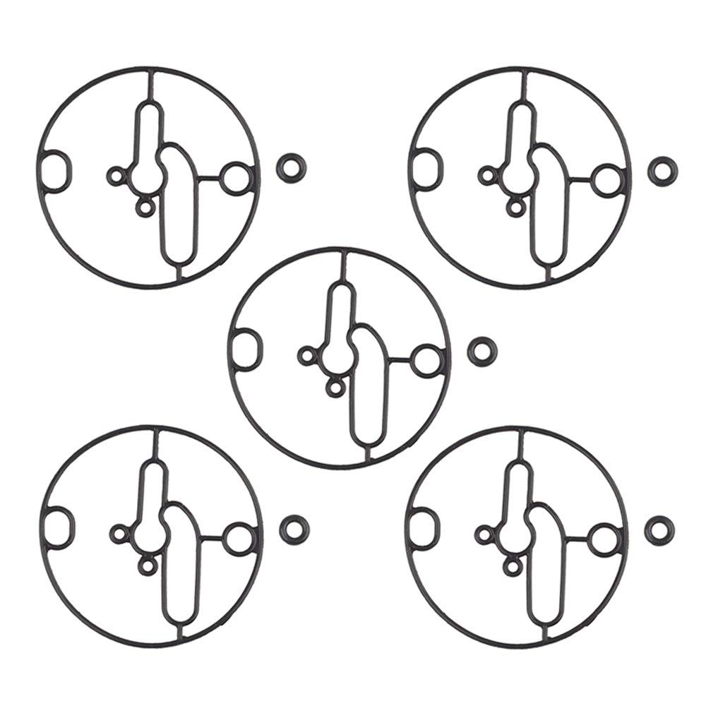 Hippotech 5 PCS Float Bowl Gaskets Replacement for Briggs Stratton 698781 for Nikki Carburetor for Troy-Bilt for Toro Lawn Mowers
