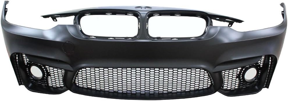 Amazon Com Front Bumper Cover Compatible With 12 18 Bmw F30 3 Series M3 Style Front Bumper Cover Conversion Guard With Fog Cover By Ikon Motorsports 13 14 15 Automotive