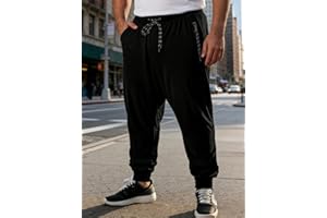 Mens Joggers Pants, Quick Dry Workout Jogging Sweatpants with Zipper Pocket