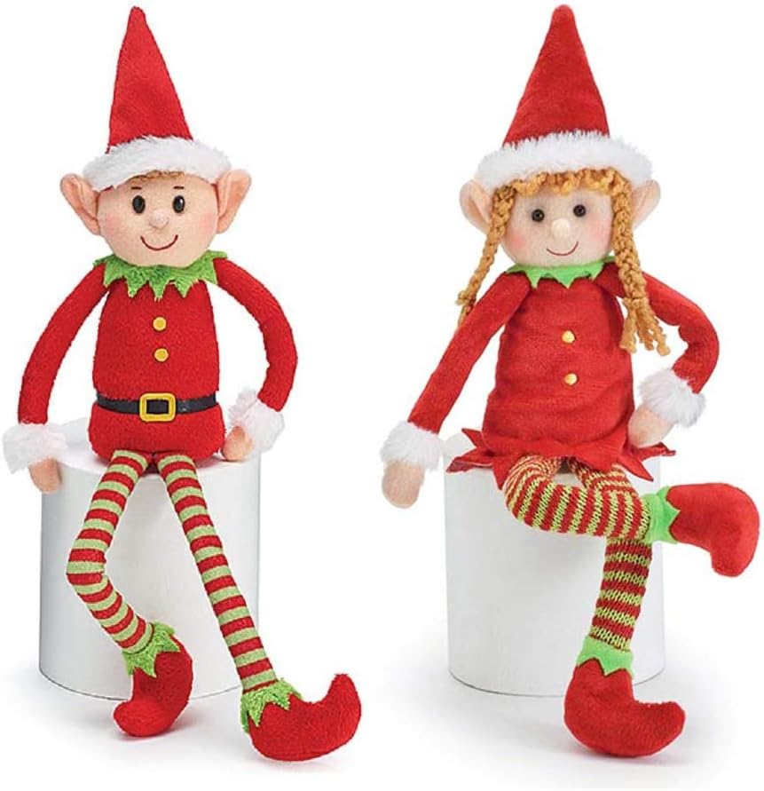 plush christmas elves
