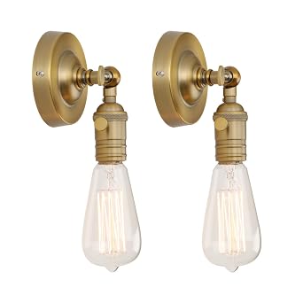 Phansthy 2 Stucke Vintage Industrie Loft Wandlampen