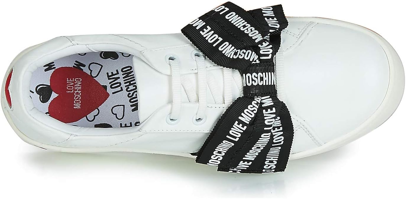 moschino bow trainers