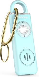TECKNET Personal Safety Alarm 130dB USB Rechargeable with Strobe Light view 1