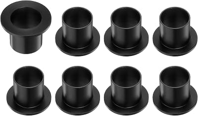 sourcing map 8pcs Flanged Sleeve Bushings 25mm Bore x 28mm OD x 30mm Length