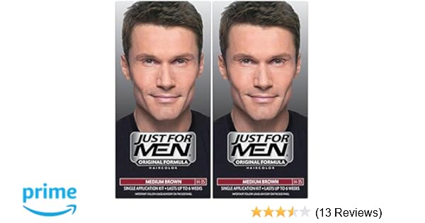 Amazon Com Just For Men Shampoo In Hair Color Medium Brown 2