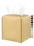 Gold Tissue Box Cover Leather – Tissue Holder